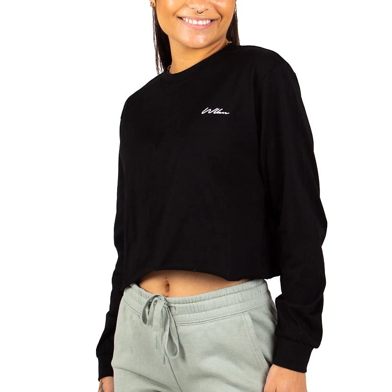 WLKN: Script Cropped Long Sleeves