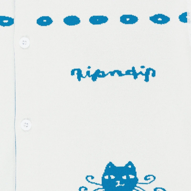 Rip N Dip : Blonded Knitted Button Up