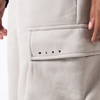 WLKN: Tonal Wide Leg Cargo Sweatpants