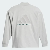 Adidas : Oversize L/S Basketball Tee