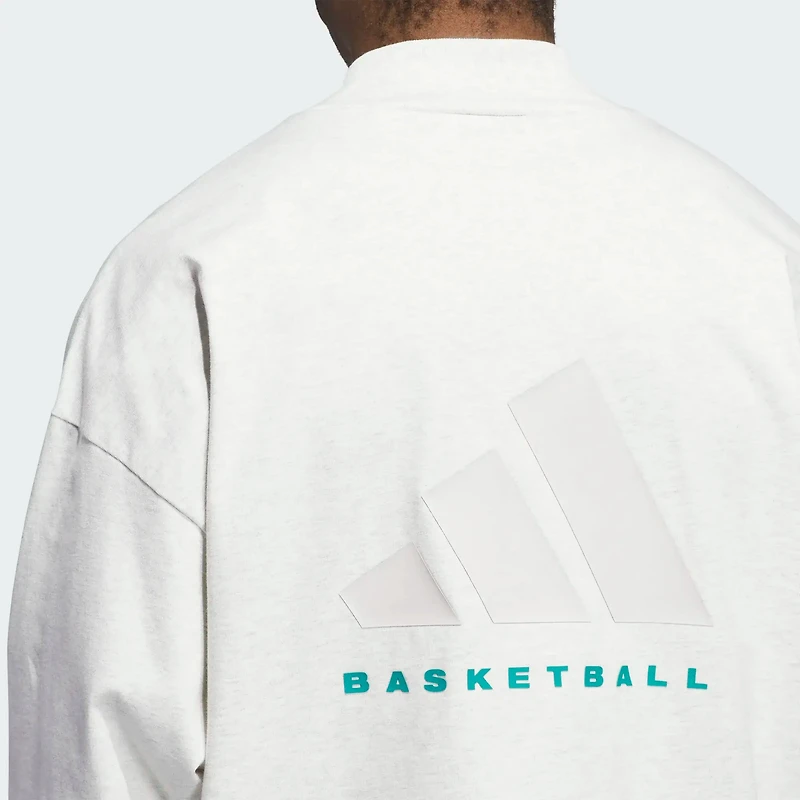 Adidas : Oversize L/S Basketball Tee
