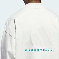 Adidas : Oversize L/S Basketball Tee