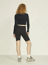 JJXX : Feline Long Sleeve Rib Tee