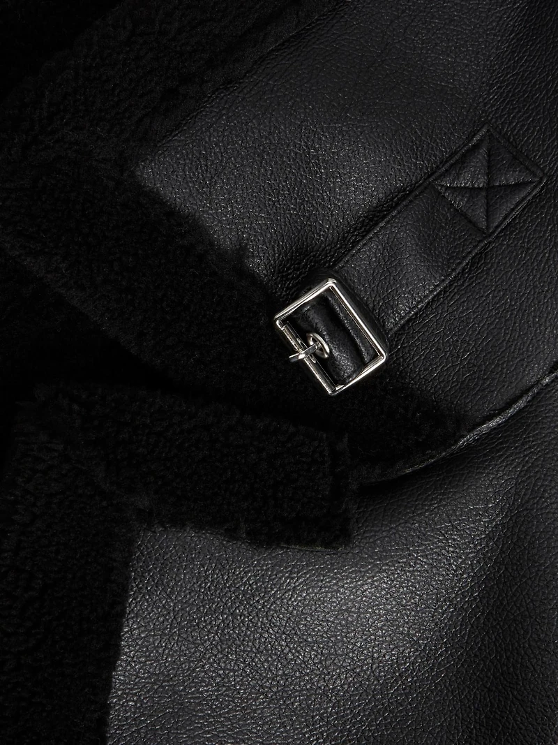 JJXX : Aviator Shearling Jacket