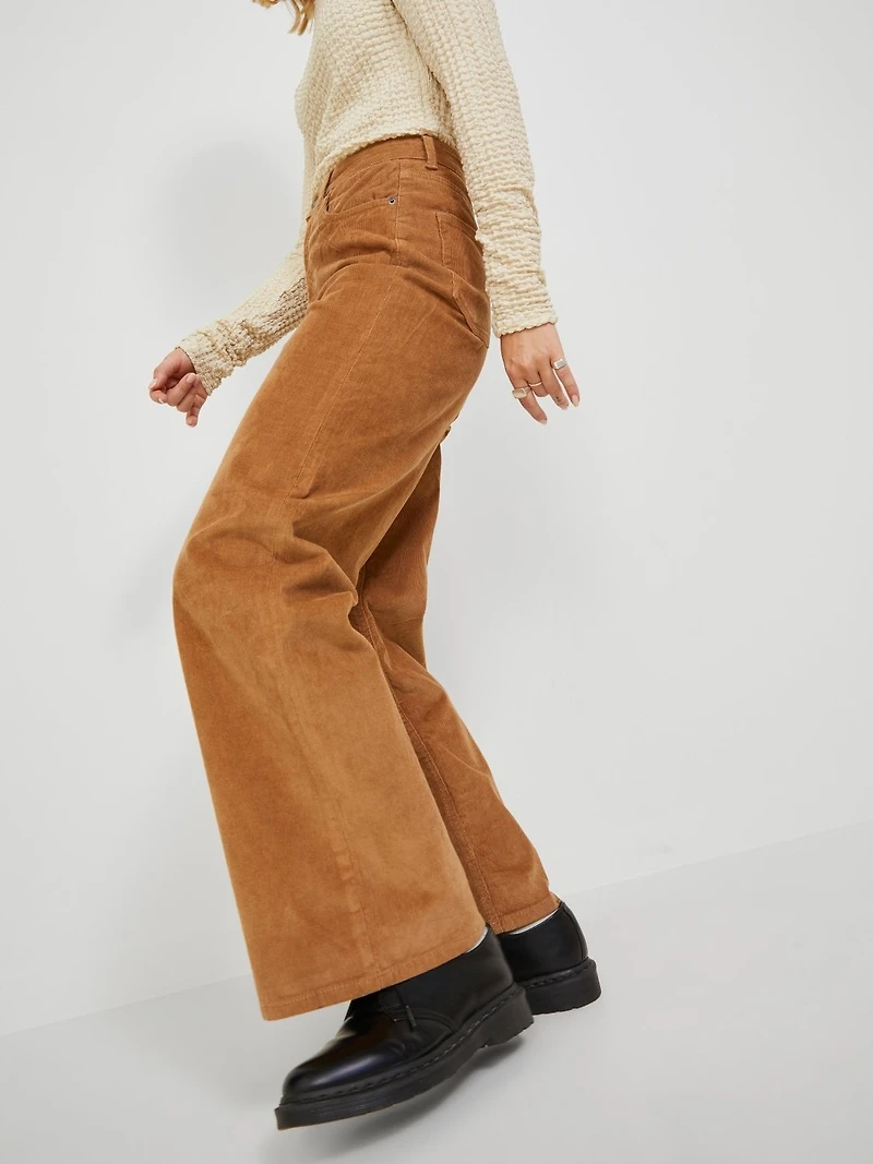 JJXX : Wide Corduroy Highwaist Pants