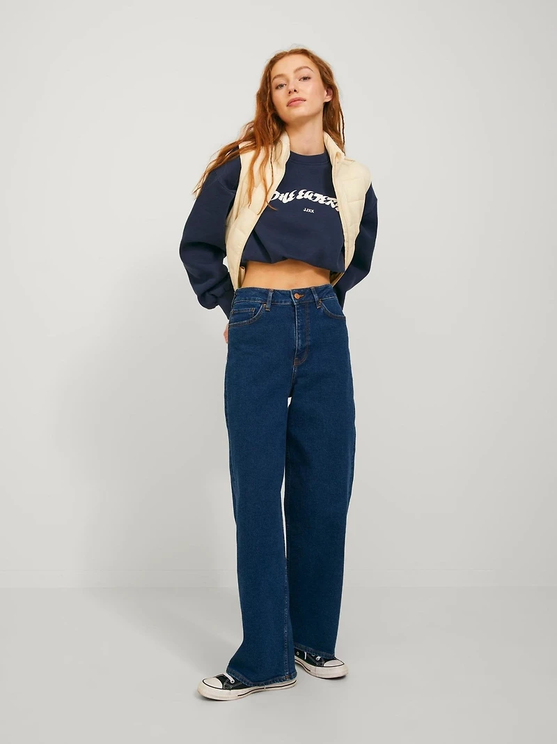 JJXX : Volume Crop Sweatshirt