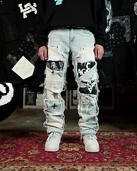 Lifted Anchors : Rem Quilted Carpenter Denim