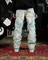 Lifted Anchors : Rem Quilted Carpenter Denim