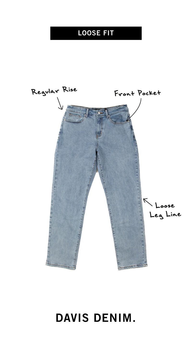 WLKN: Davis Loose Fit Denim Pants