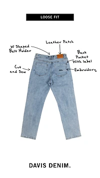 WLKN: Davis Loose Fit Denim Pants