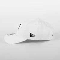 New Era : 920 WLKN Varsity Black Logo Cap White O/S