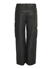 Noisy May : Normal Waist Cargo Coated Pants