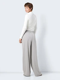 Noisy May : Wide Leg Pinstripes Trousers