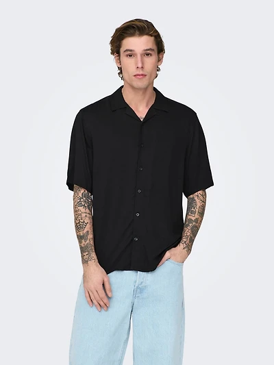Only & Sons: Regular Fit Solid Color SS Shirt