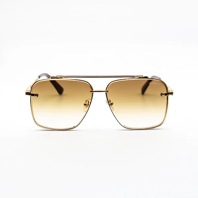 WLKN: Optima Sunglasses Gold Brown O/S
