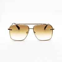 WLKN: Optima Sunglasses Gold Brown O/S