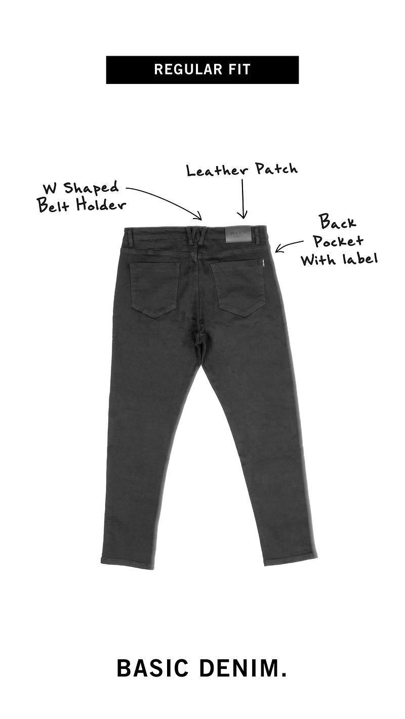 WLKN: Basic Regular Fit Denim