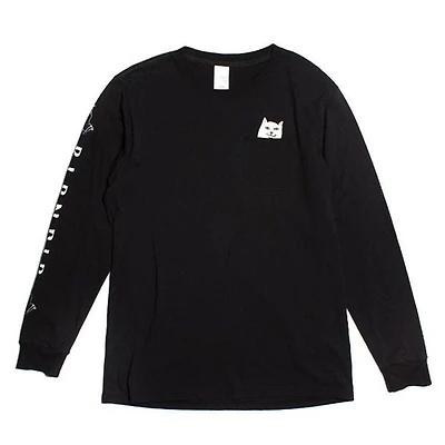 Rip N Dip : Lord Nermal L/S Pocket Tee - Black