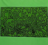 Diamond : Crack is Wack Tee - Neon Green