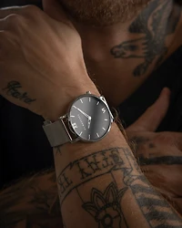 Five Jwlry : Silver Moon Silver Watch