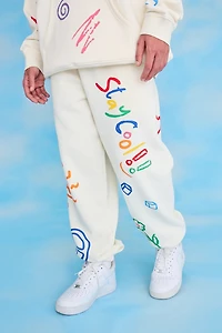 Stay Cool nyc : Scribble Matching Set Sweatpants
