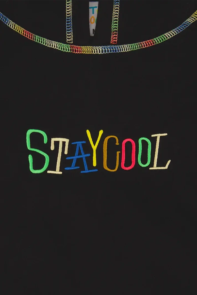 Stay Cool NYC : Tribal Chainstitch Hoodie