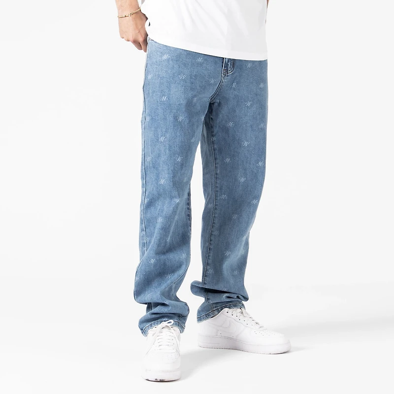 WLKN: The Allover Loose Fit Denim Pants