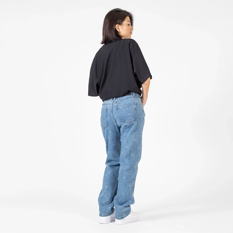 WLKN: The Allover Loose Fit Denim Pants