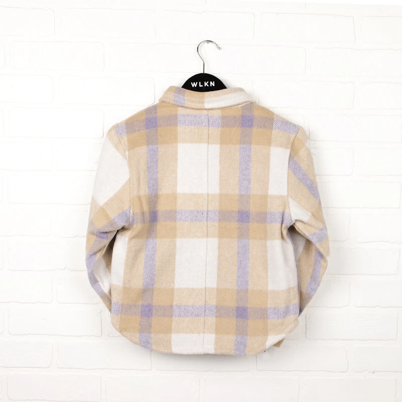 WLKN: Junior Girl Club Plaid Jacket