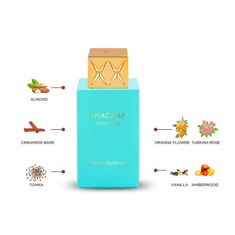 Swiss Arabian Shaghaf Oud Tonka EDP 75ML Unisex