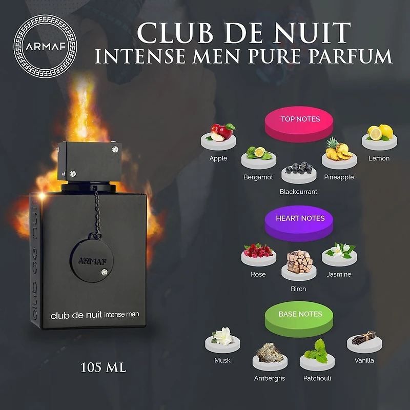 Armaf Club De Nuit Intense Eau De Toilette For Man 105ML