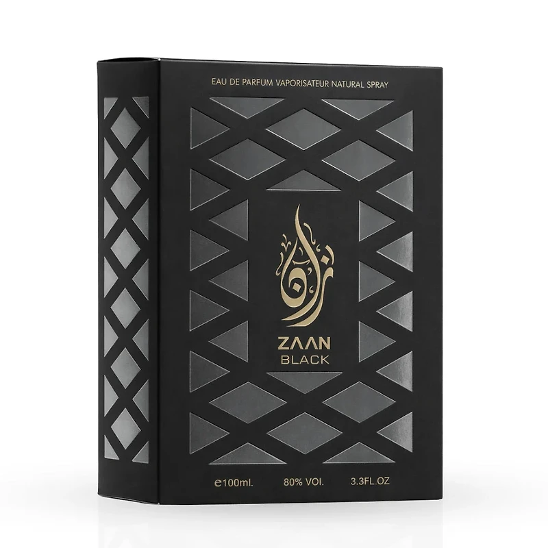 Aura Fragrance Zaan Black EDP 100ML Men