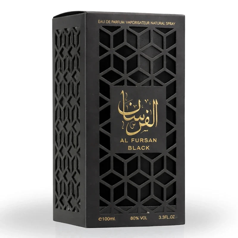 Aura Fragrance Al Fursan Black EDP 100ML Men