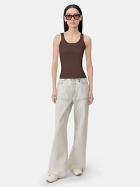 WOMEN - WOMEN'S MA EMBROIDERY TANK Walnut Brown