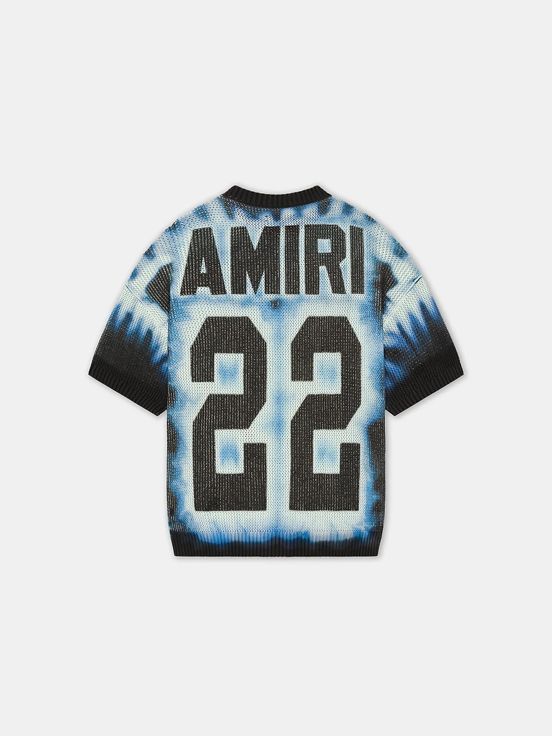 22 TIE DYE TEE - Ashley Blue