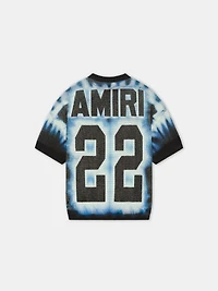 22 TIE DYE TEE - Ashley Blue