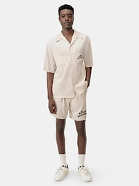 AMIRI HOLLYWOOD BOWLING SHIRT - Alabaster