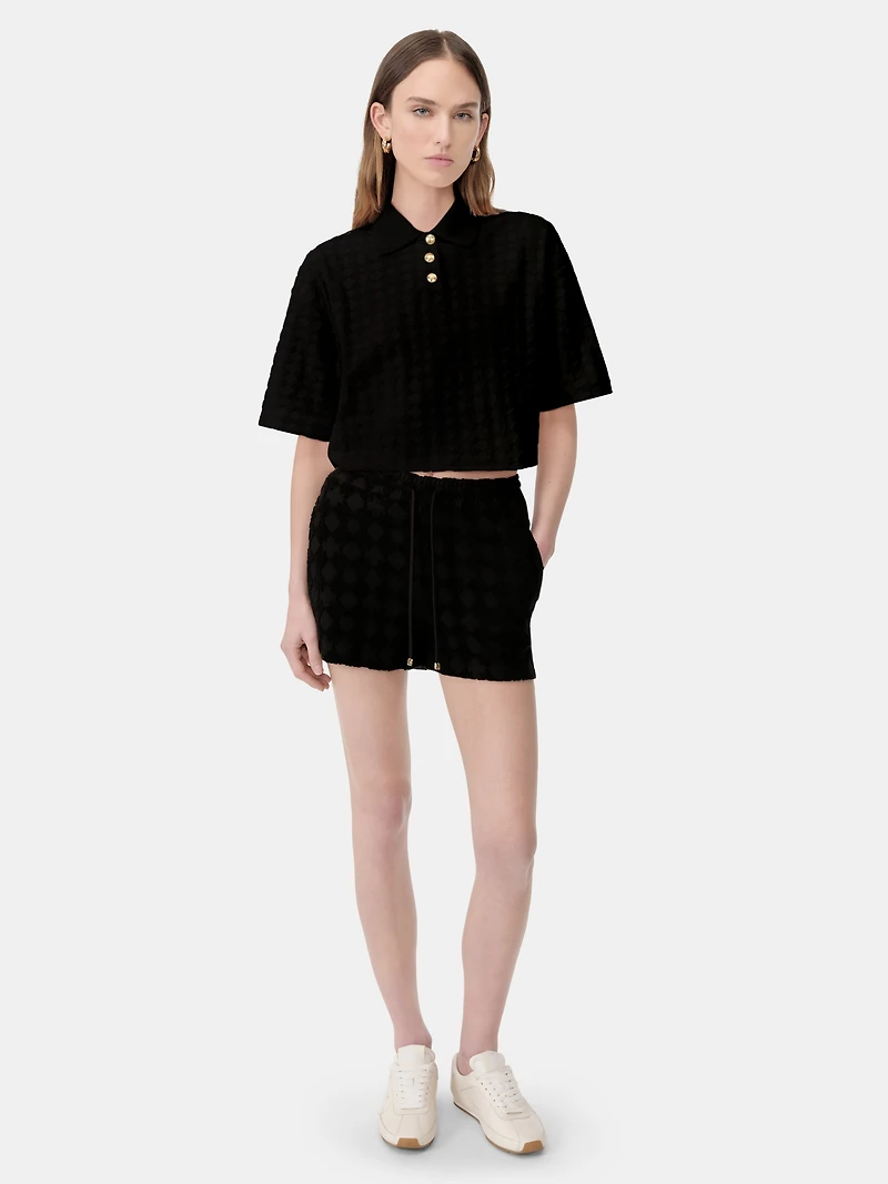 WOMEN - WOMEN'S MA QUAD TOWELING POLO Black