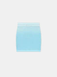 WOMEN - WOMEN'S AMIRI SCRIPT SKIRT Ice Blue