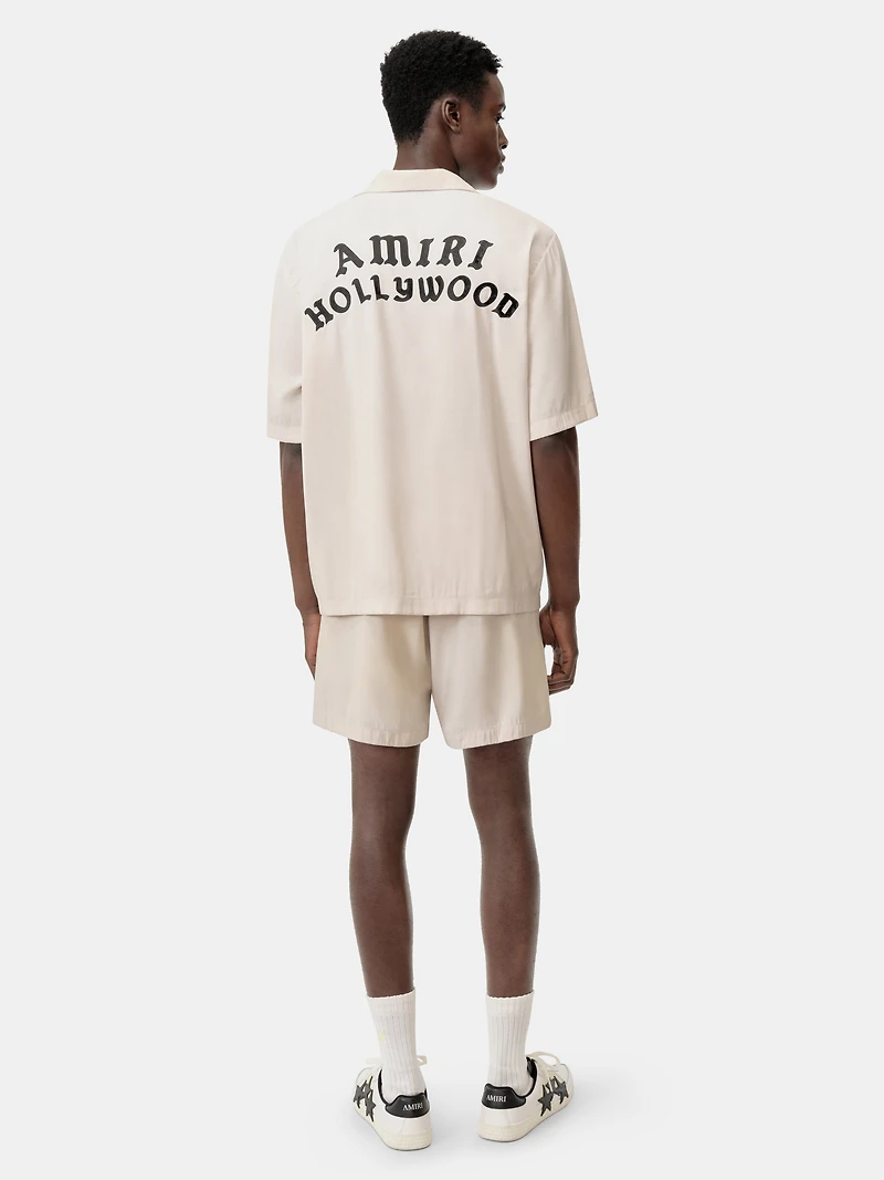 AMIRI HOLLYWOOD BOWLING SHIRT - Alabaster