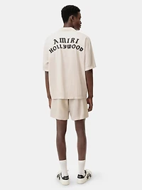 AMIRI HOLLYWOOD BOWLING SHIRT - Alabaster