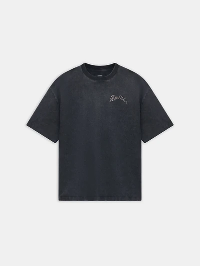 AMIRI DRAGON OVERSIZED TEE - BLACK