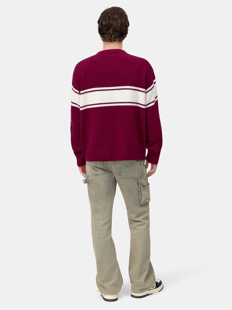 AMIRI SPORT SWEATER - Aged Port
