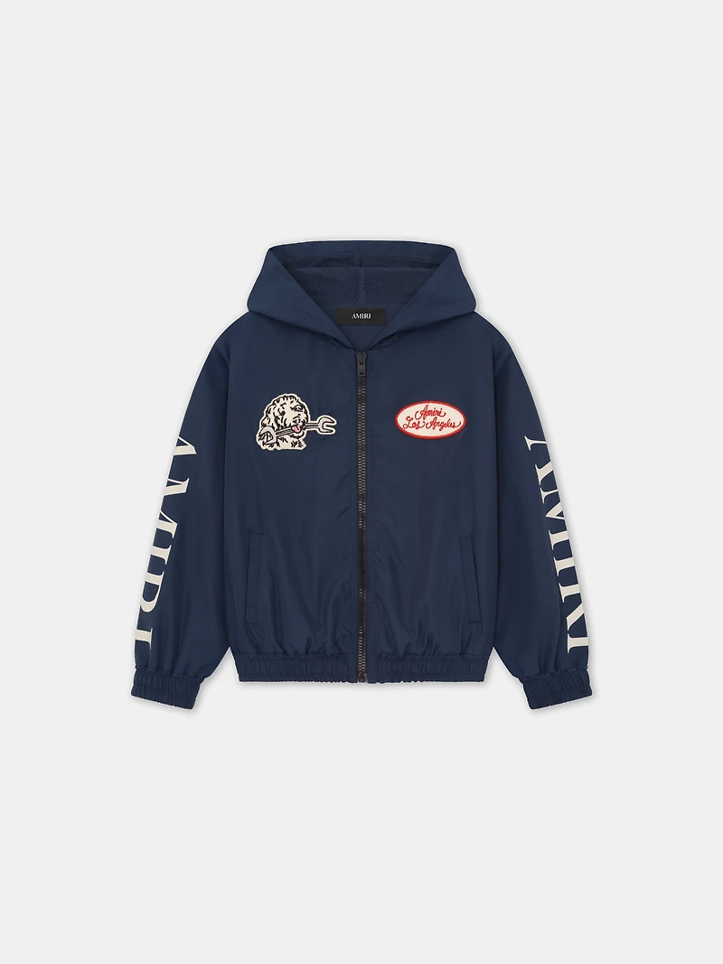 KIDS - KIDS' STATION PATCH WINDBREAKER Midnight Blue