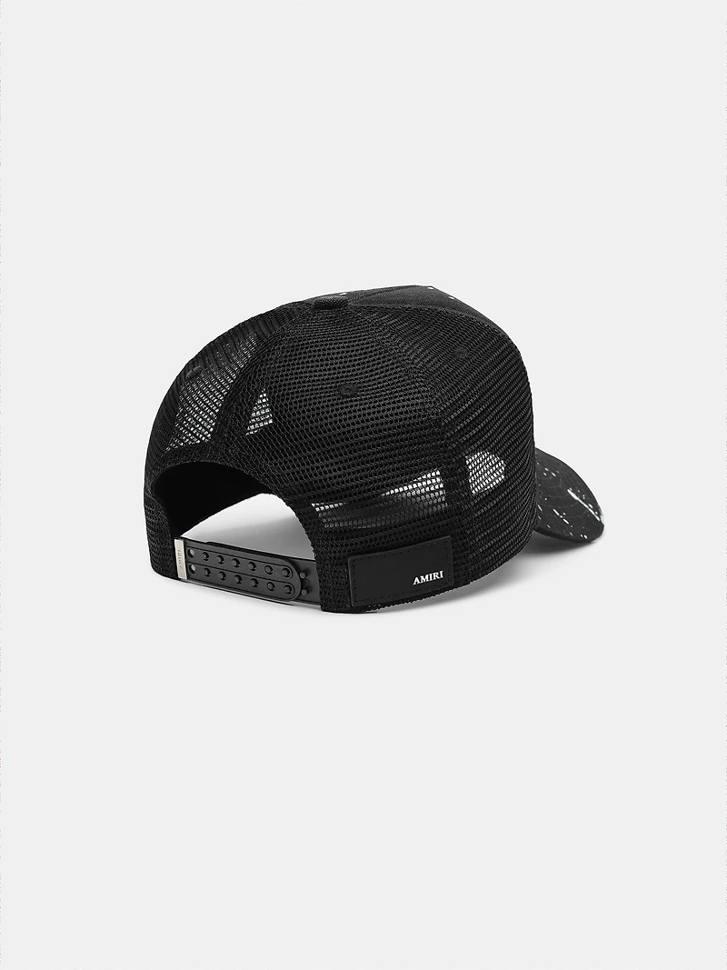 3 STAR TRUCKER HAT - BLACK BLACK