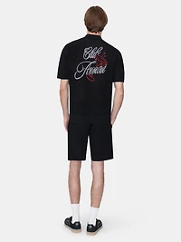 CLUB AMIRI CROCHET SHORT - BLACK