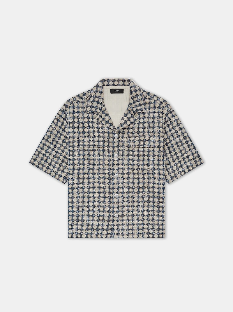 MA QUAD BOUCLE CAMP SHIRT - Midnight Blue