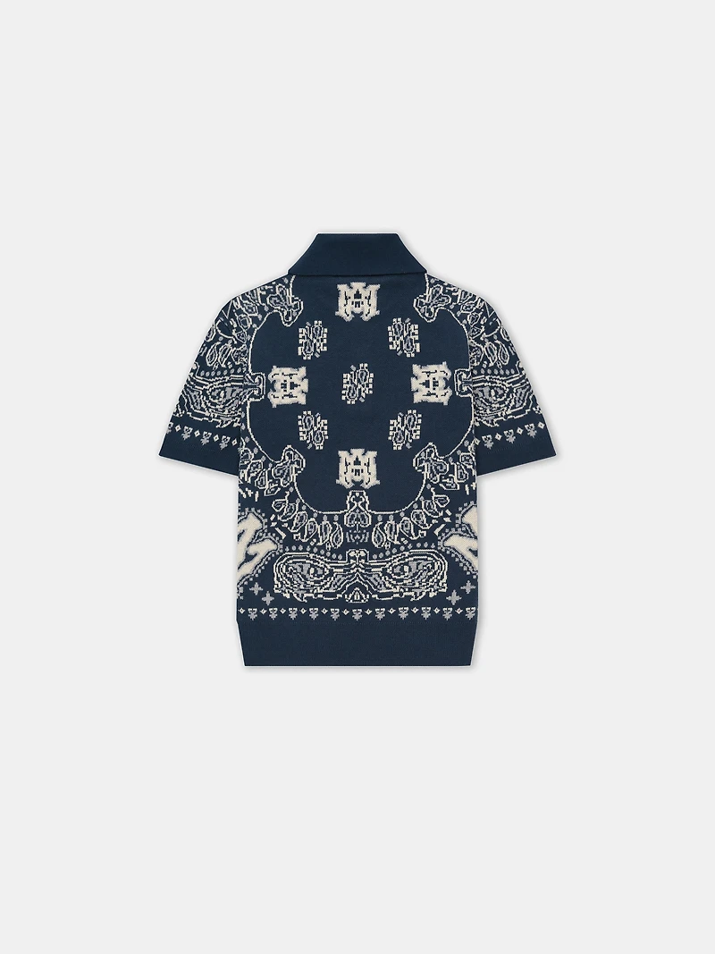 KIDS - KIDS' BANDANA POLO Midnight Blue