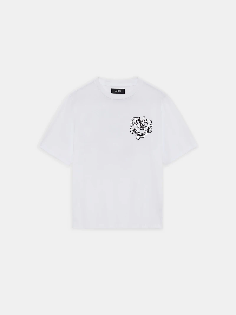 AMIRI HOLLYWOOD TEE - White