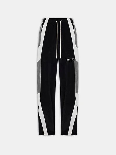 OVERSIZED PANEL TRACK PANT - Black